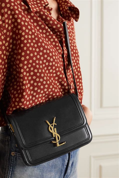 ysl shoulder bag in black|YSL second hand bag.